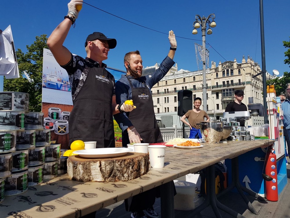 В Москве проходит гастрономический фестиваль Рыбная неделя