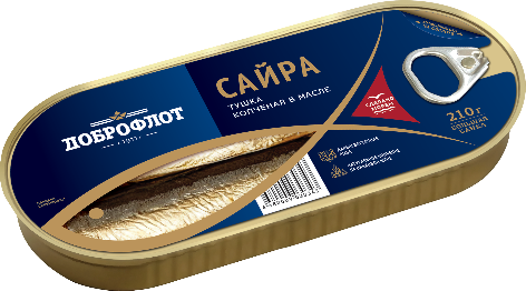 Сайра копчёная в масле