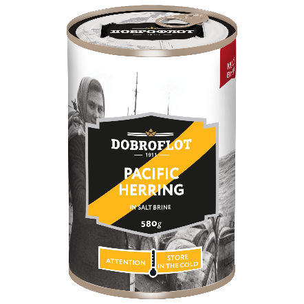 Preserved Pacific Herring in salt brineя