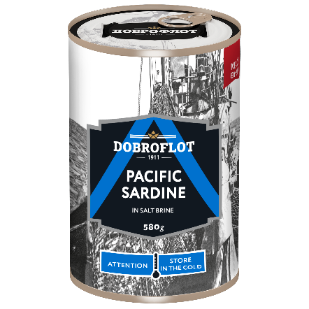 Preserved Pacific Sardine in salt brine