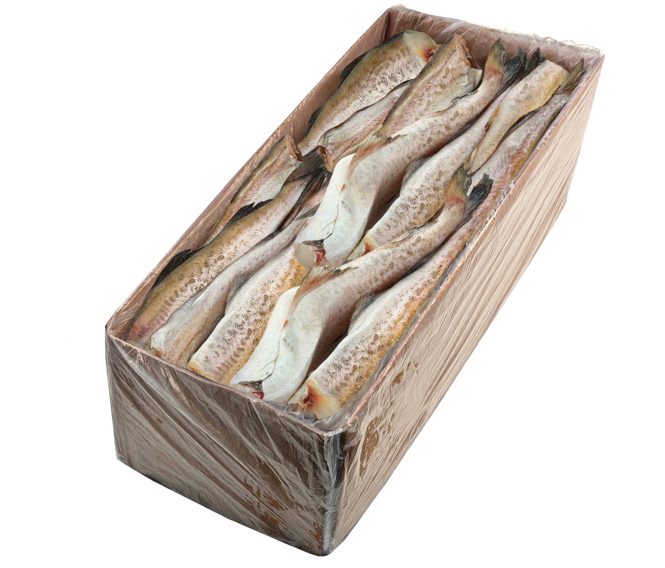 Тушка минтая без головы