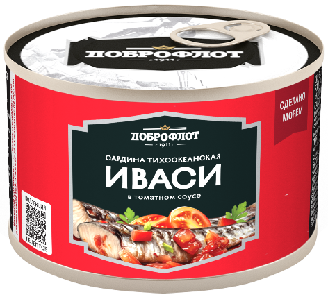 Pacific Sardine in tomato sauce. я