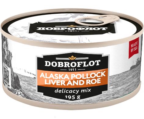 Alaska Pollock Liver and Roe "Delicacy mix"